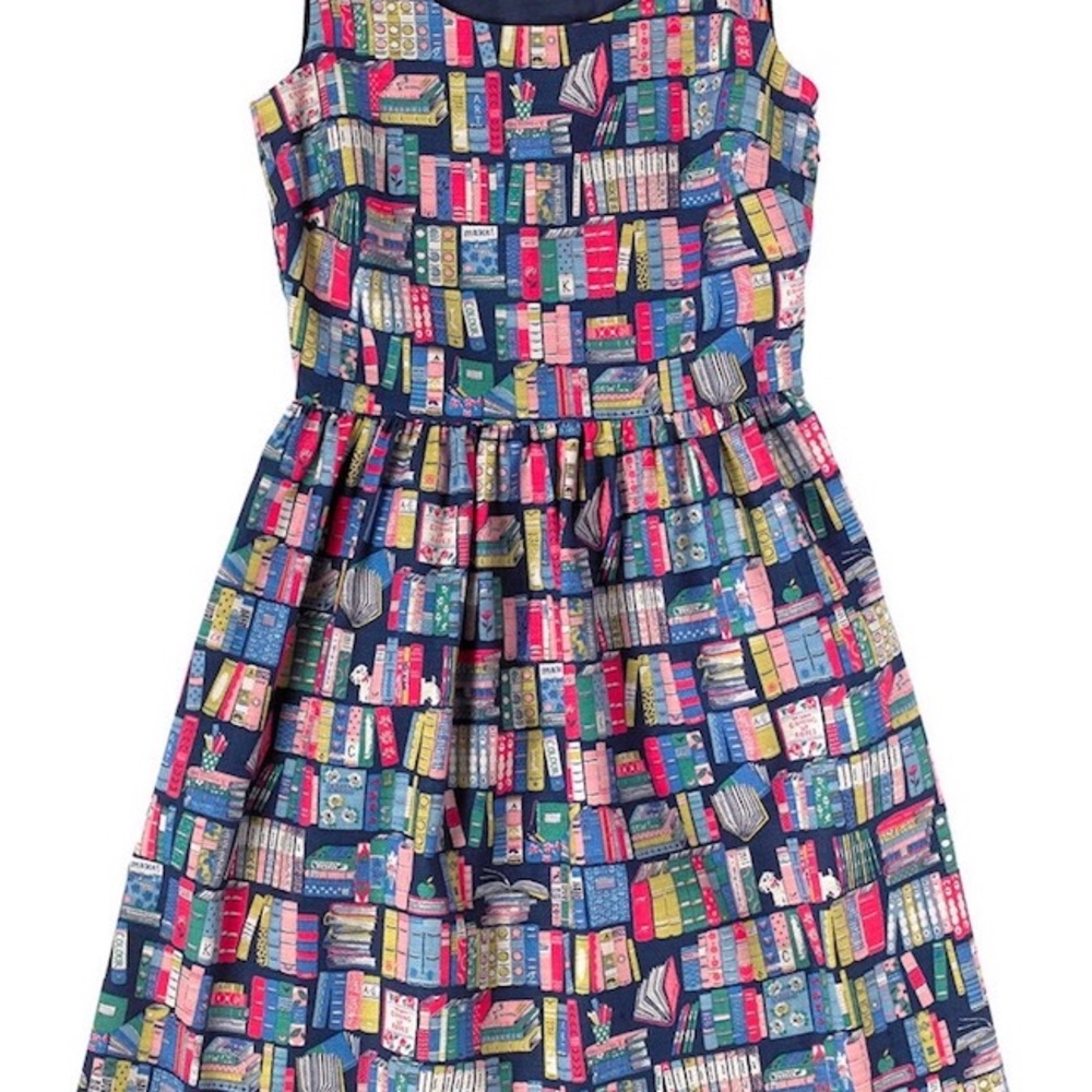 Cath Kidston Library-Print Dress